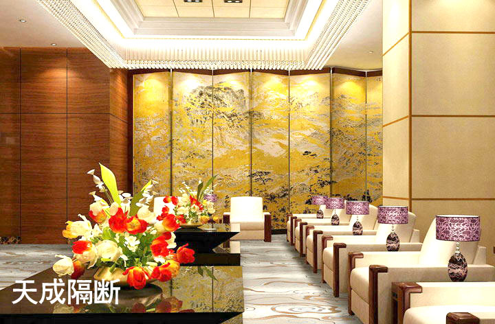 成都绿地保税中心活动隔断